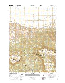 Big Table Mountain 2017 topographic map thumbnail