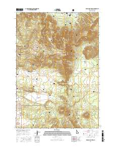 Bishop Mountain 2017 topographic map thumbnail