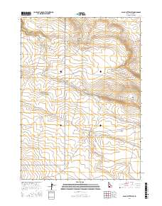 Black Butte West 2017 topographic map thumbnail