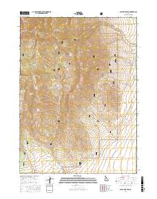 Black Pine Peak 2017 topographic map thumbnail