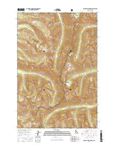Blodgett Mountain 2017 topographic map thumbnail