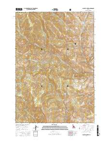 Blowfly Creek 2017 topographic map thumbnail