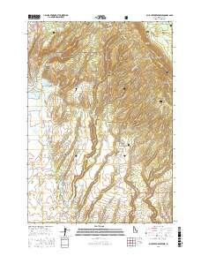 Blue Creek Reservoir 2017 topographic map thumbnail