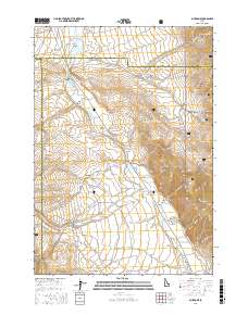 Blue Dome 2017 topographic map thumbnail