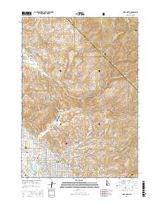 Boise North 2017 topographic map thumbnail