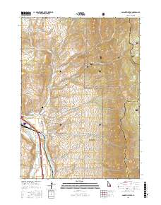 Bonneville Peak 2017 topographic map thumbnail