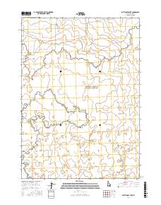 Bottleneck Lake 2017 topographic map thumbnail