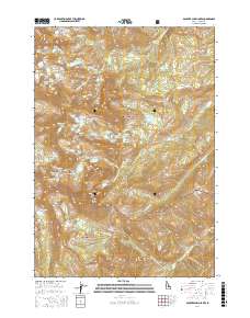 Boulder Chain Lakes 2017 topographic map thumbnail