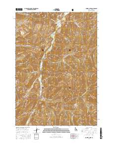 Bowery Creek 2017 topographic map thumbnail