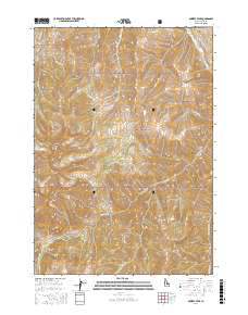 Bowery Peak 2017 topographic map thumbnail