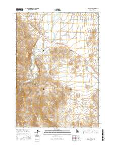 Bradbury Flat 2017 topographic map thumbnail