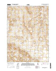 Broken Wagon Flat 2017 topographic map thumbnail
