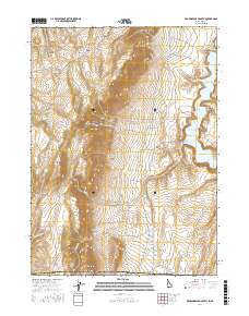 Browns Bench South 2017 topographic map thumbnail