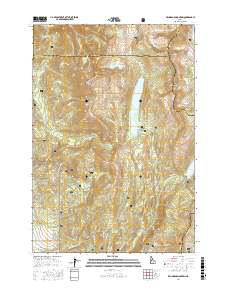 Brundage Mountain 2017 topographic map thumbnail