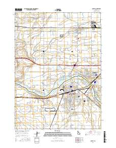 Burley 2017 topographic map thumbnail