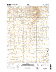 Burley Butte 2017 topographic map thumbnail