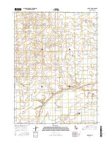 Burley NE 2017 topographic map thumbnail