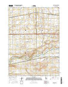 Burley SW 2017 topographic map thumbnail