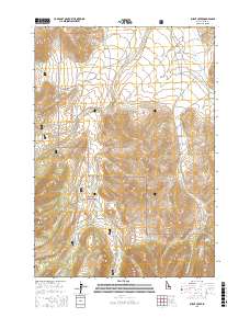 Burnt Creek 2017 topographic map thumbnail