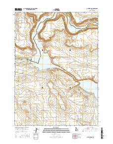 C J Strike Dam 2017 topographic map thumbnail