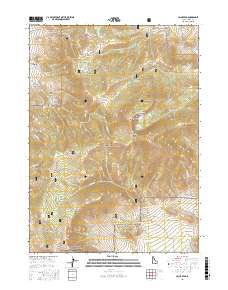 Cache Peak 2017 topographic map thumbnail