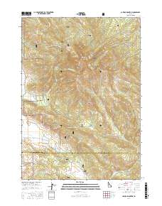 Caribou Mountain 2017 topographic map thumbnail