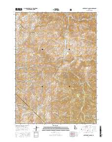 Cartwright Canyon 2017 topographic map thumbnail
