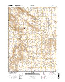 Castleford Butte 2017 topographic map thumbnail
