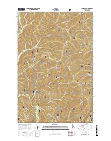 Cataract Peak 2017 topographic map thumbnail