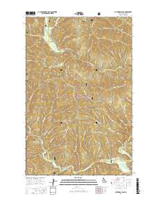 Cathedral Peak 2017 topographic map thumbnail