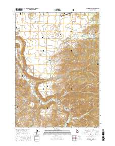 Cathedral Rocks 2017 topographic map thumbnail