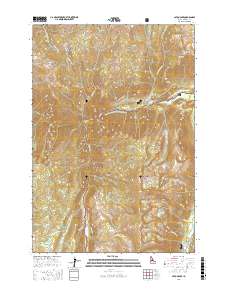 Caton Lake 2017 topographic map thumbnail