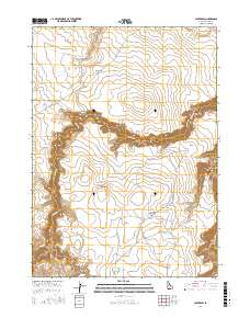 Cave Draw 2017 topographic map thumbnail