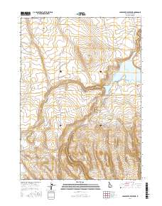 Cedar Creek Reservoir 2017 topographic map thumbnail