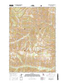 Center Mountain 2017 topographic map thumbnail