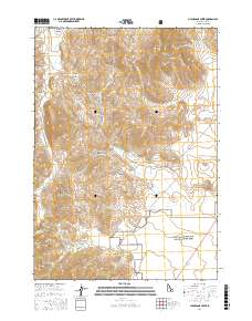 Champagne Creek 2017 topographic map thumbnail