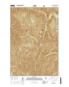 Chimney Peak 2017 topographic map thumbnail