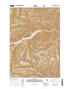 Chinook Mountain 2017 topographic map thumbnail