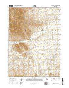 Chokecherry Canyon 2017 topographic map thumbnail