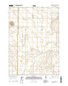 Cinder Cone Butte 2017 topographic map thumbnail