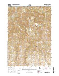 Cinnabar Mountain 2017 topographic map thumbnail