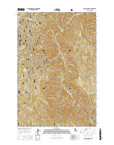 Clarke Mountain 2017 topographic map thumbnail