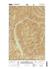 Clifty Mountain 2017 topographic map thumbnail