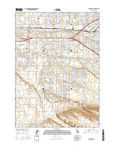 Cloverdale 2017 topographic map thumbnail
