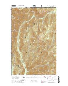 Continental Mountain 2017 topographic map thumbnail