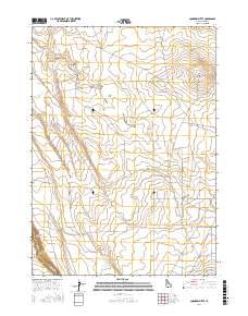 Coonskin Butte 2017 topographic map thumbnail