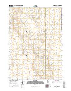 Coonskin Butte NE 2017 topographic map thumbnail
