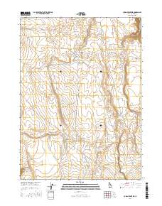 Cowan Reservoir 2017 topographic map thumbnail