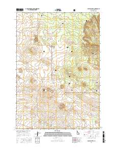 Crystal Butte 2017 topographic map thumbnail