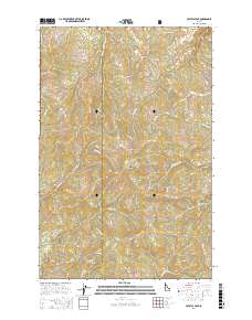 Crystal Peak 2017 topographic map thumbnail